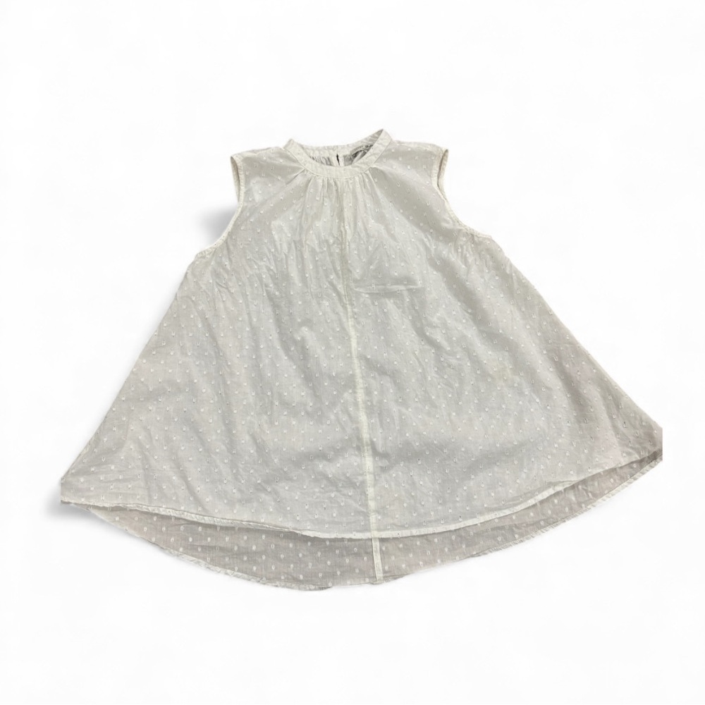 JACHS Girlfriend White Textured Blouse with sparklesa
